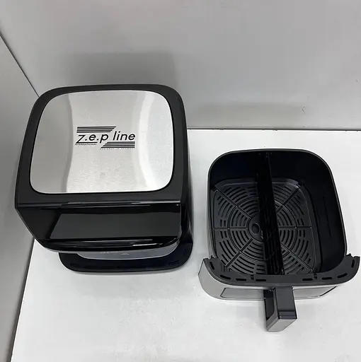 Аерофритюрниця Zepline ZP-211 сенсорне управління з дисплеєм 14 л 4000 Вт Чорна - фото 8