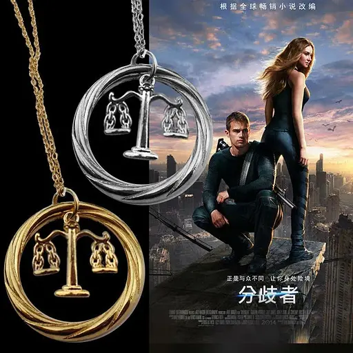 Кулон ваги Правосуддя Дивергент - фото 4