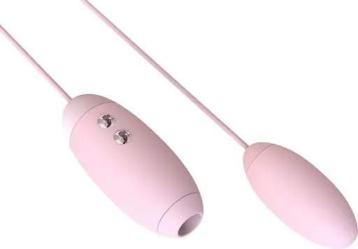 Вакуумный стимулятор с виброяйцом 2 в 1 KissToy Miss VV Pink SO3761 (95842) - фото 2