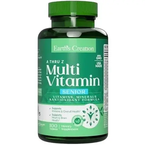 Мультивитамины Earths Creation Multivitamin A thru Z For Senior 100 таб (1091-817 442)