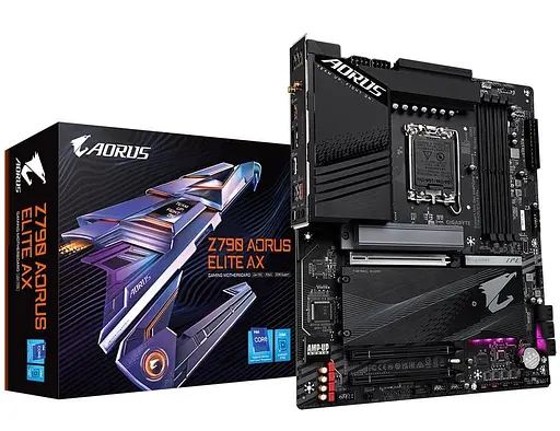 Материнская плата Gigabyte Z790 AORUS ELITE AX (Z790 AORUS ELITE AX) (Socket 1700, Intel Z790, ATX) - фото 5