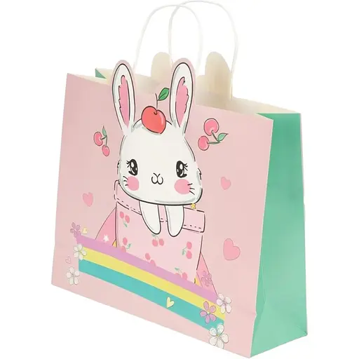 Пакет подарунковий Зайчик BST0827056 Різнокольоровий - фото 1