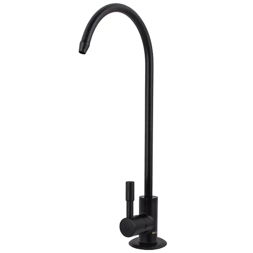 Кран для обратного осмоса Globus Lux Lazer GLLR-55M-BB черный матовый смеситель с поворотным изливом для кухни