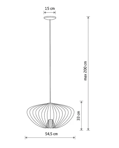 Подвесной светильник, люстра Nowodvorski 11495 Pumpkin M GU10 1x10W IP20 - фото 12