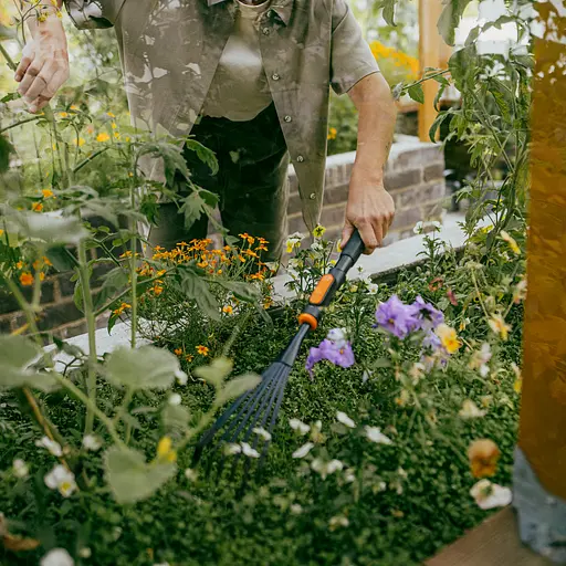 Грабли ручные Fiskars OneClick 12 см (1080682) - фото 3