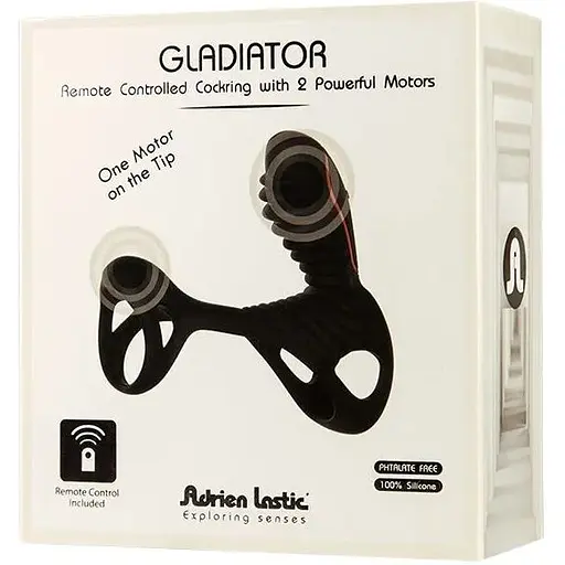 Вибронасадка на член Adrien Lastic Gladiator - фото 7