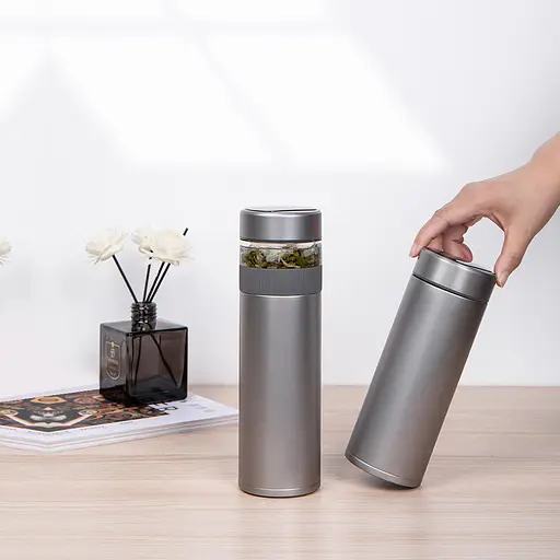 Заварочный термос из титана Xiaomi Fun Home Funjia Titanium Smart Cup 520 мл (FJ-TA003) - фото 7