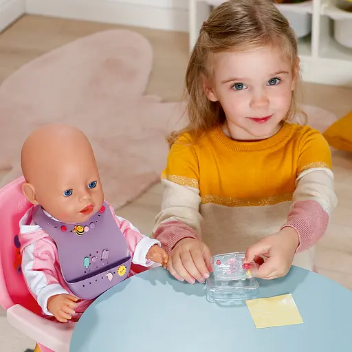 Нагрудник для ляльки Baby Born серії Pinplay Стильне годування (837221) - фото 8