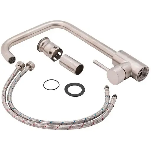 Комплект мойка + смеситель Romzha Arta U-450S BL(B) - фото 4