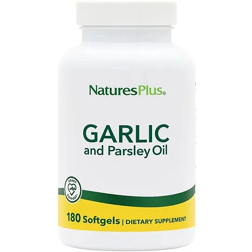 Натуральная добавка Natures Plus Garlic and Parsley Oil, 180 капсул