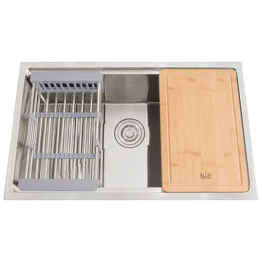 Кухонна мийка під стільницю 1.5 мм кухонна станція Nett NS-7042 - фото 1