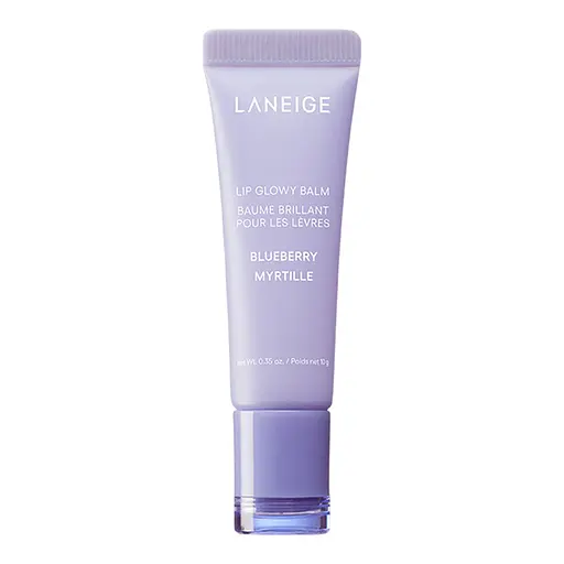 Бальзам для губ сияющий в тубе Lip Glowy Balm Blueberry Laneige 10 г - фото 1