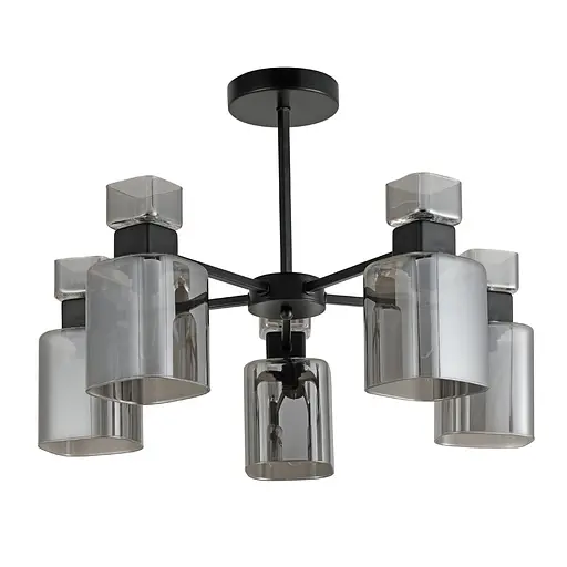 Люстра Ardero BL1150-1 OLIVIA під лампу чорний - фото 2