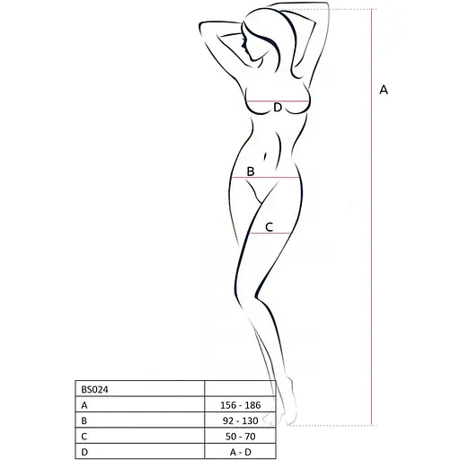 Бодістокінг Passion BS024 Black, комбінезон, імітація панчох і пояса - фото 4