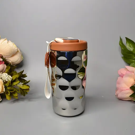 Термочашка для кави та чаю з дисплеєм температури 410 мл сіра (BC-0376) - фото 6