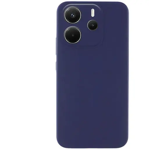 Чехол Lakshmi Silicone Cover Full Camera (AA) для Xiaomi Redmi Note 14 4G (Int. version) Синий / Midnight Blue