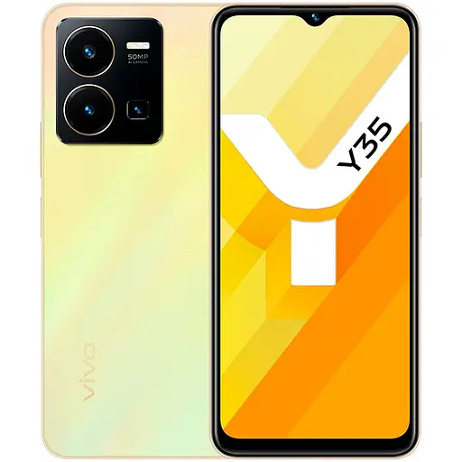 Смартфон Vivo Y35 4 GB/64 GB Dawn Gold (Grade Q) Seller Refurbished