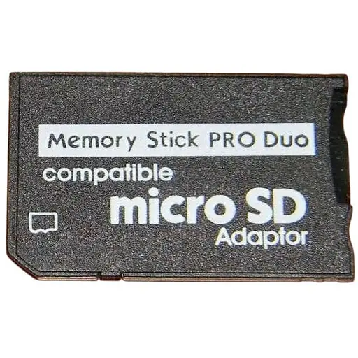 Переходник с карт памяти MicroSD на Pro Duo