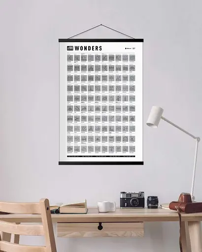 Скретч постер 1DEA.me #100 Bucketlist Wonders edition (13087) - фото 3