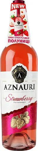 Вино Aznauri Strawberry розовое сладкое 0.75 л - фото 6