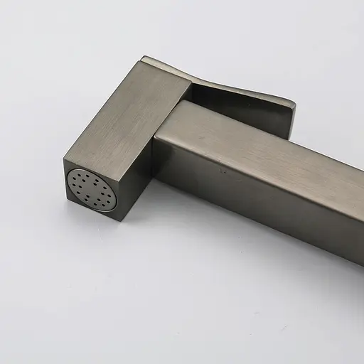 Набір гігієнічного душу прихованого монтажу Gappo G7217-9, Графітовий хром - фото 4