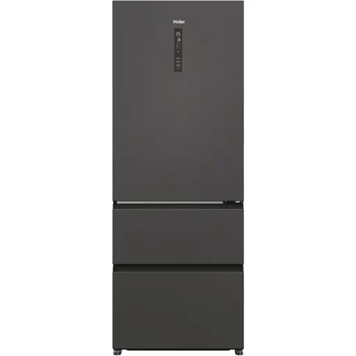 Холодильник Haier Haier многодверный 190.5x70х64.8 холод. отд. 354 л мороз. отд. 174 л 3дв. А+ NF инв. дисплей зона нулевая черный - фото 1
