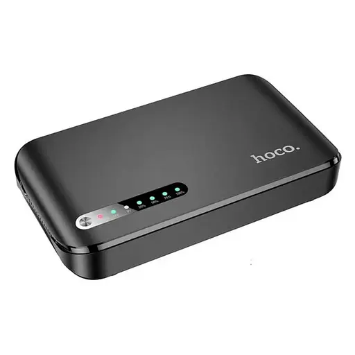 ДБЖ для Роутерів Hoco DB62 20000 mAh 5V/9/12V 1A/1C Smart Mini UPS чорний - фото 2
