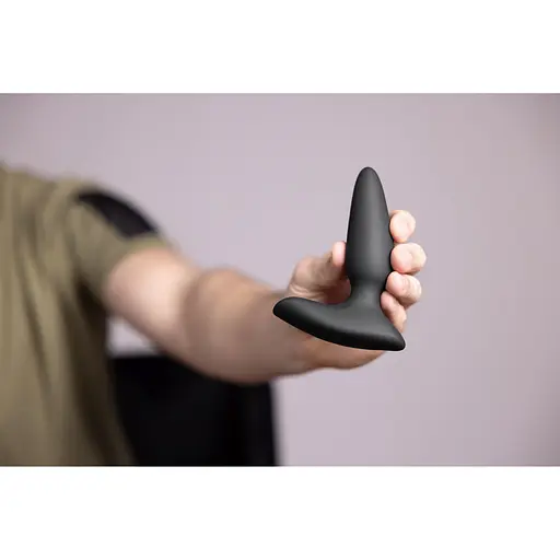 Анальна пробка Loveline Smooth Plug 11 см (чорний) - фото 21