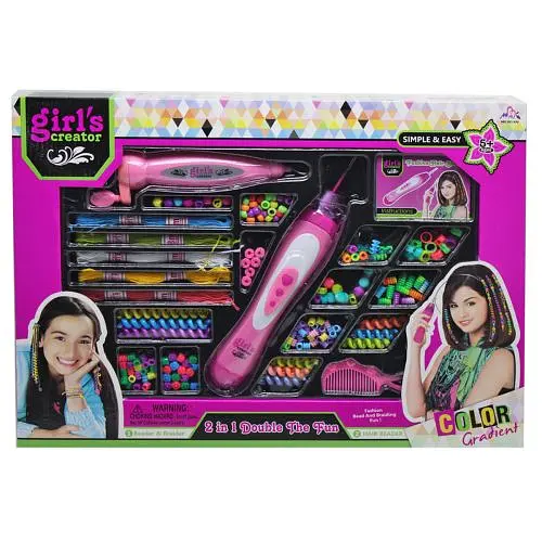 Набір для плетіння кісок "Girl's creator" MBK 207 A, в коробці (6975751402073) - фото 1