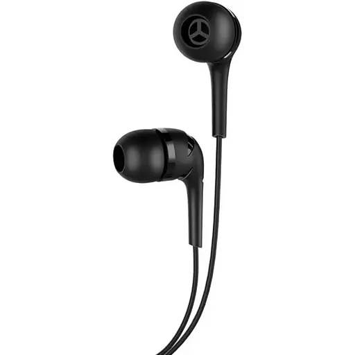 Наушники Hoco M40 Prosody universal earphones with microphone черные - фото 1