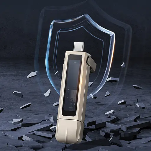 Флеш-накопитель Usams US-ZB279 2in1 USB 3.2 + Type-C GEN1 Dual Ports Aluminum Alloy 10G – 256GB Silver - фото 7