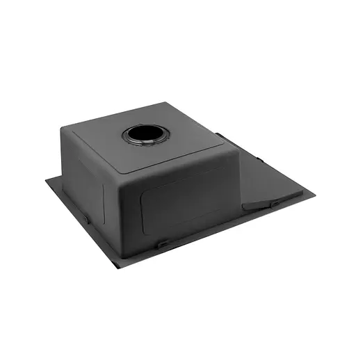 Кухонна мийка Kroner KRP Schwarze - 6350RHM PVD (3.0/1.0 мм) CV031323, Чорний - фото 6