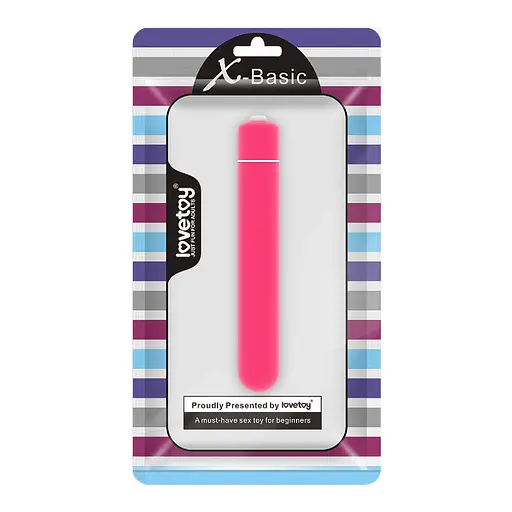 Вибратор Lovetoy X-Basic 13 см фуксия - фото 9
