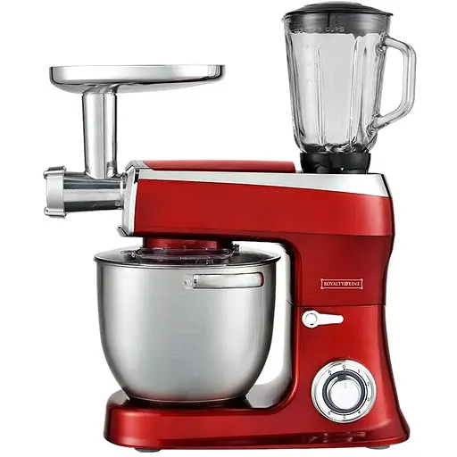 Кухонная машина Royalty Line 3в1 RL-PKM-2100BG Red 2100 Вт