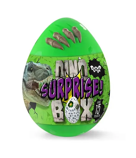 Набір креативної творчості Dino Surprise Box, DSB-01-01, 15 предметів