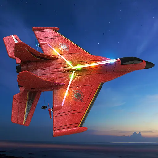 Літак на радіокеруванні SCHE HW37 New Foam Red - фото 2