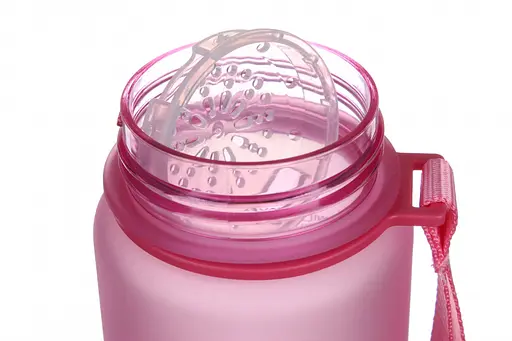 Пляшка для води спортивна Laprida Soft-touch 650 мл рожева (67-3783) - фото 3