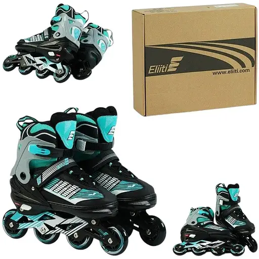 Ролики для підлітків Eliiti з переднім колесом 03150-L розмір 38-41 - фото 2