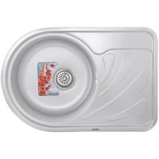 Мийка кухонна HAIBA 67x44 satin (HB0649) - фото 1