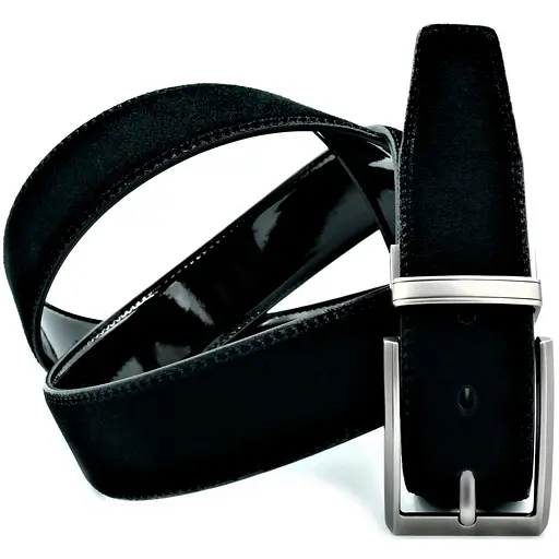 Ремінь шкіряний Weatro чоловічий двосторонній 110-125х4 см acs0013786 - фото 1