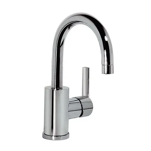 Змішувач TRES LEX-181703 одноважільний для раковин з поворотним виливом хром