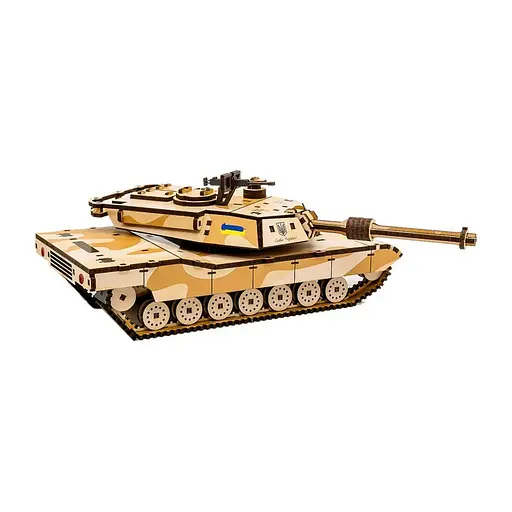 Деревянный 3D конструктор Абрамс PuzzleOk Puz-00939 187 деталей - фото 9