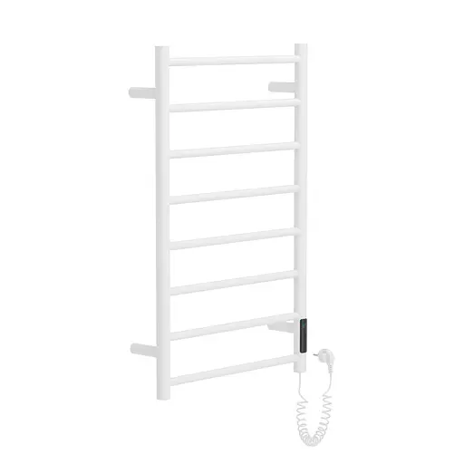 Электрический полотенцесушитель Volle Rondo 500*800мм blanco 9235.000007, Белый, Правое, Электронный - фото 1