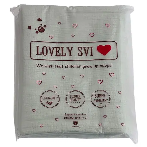 Плед Дитячий Lovely Svi Бавовна Муслін 100 х130 см - двосторонній - Зелений (501257) - фото 3