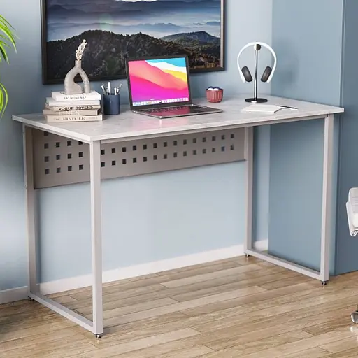 Стіл письмовий Майк Ferrum-decor 75x140x70 Сірий метал ДСП Бетон 32 мм (FRD-106542)