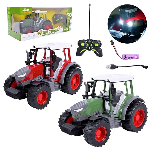 Трактор на радіокеруванні, акумулятор, USB-зарядка, 41x17x16 см, 1188F (В асортименті) - фото 3