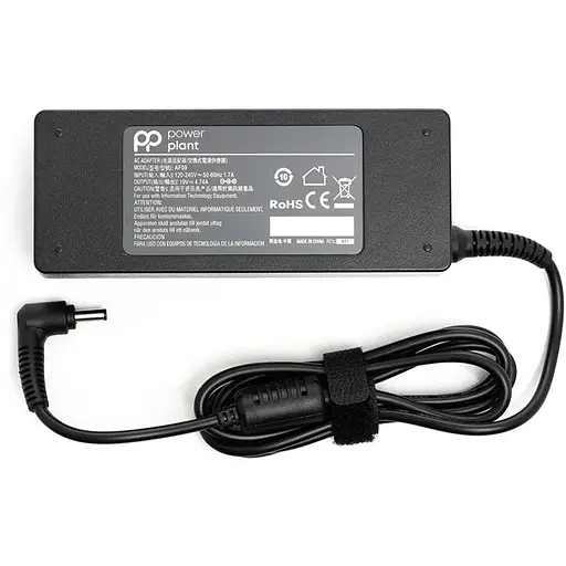 Блок живлення для ноутбуків PowerPlant ASUS 220V, 19V 90W 4.74A (4.0*1.35)