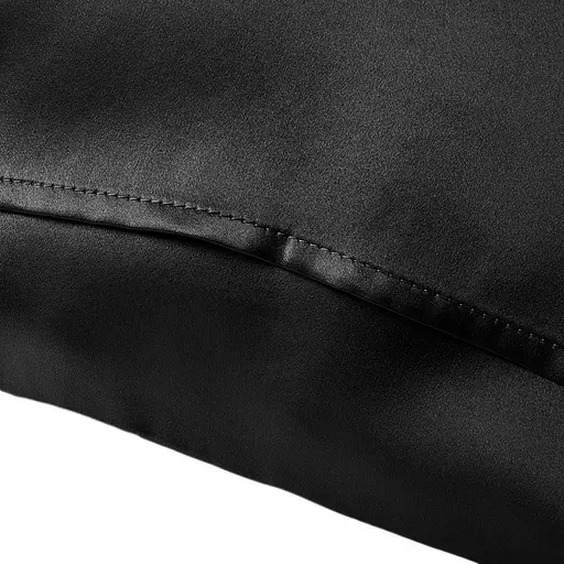 Шовкова наволочка «Чумацький Шлях» для подушки 70х50 см Наволочка від зморшок зі 100% натурального шовку Mulberry 19 моммі Чорний - фото 3