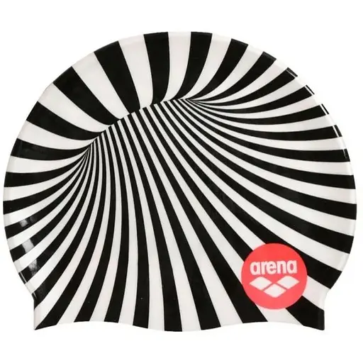 Шапочка для плавання Arena Print 2 White/Black (1097-1E368-257 UNI)