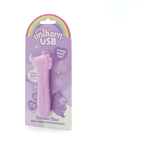 Віброкуля Unihorn USB Bullet - Karma Lilac - фото 3